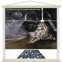 Војна на ѕвездите: Нова Надеж-Еден Лист Б Ѕид Постер Со Магнетна Рамка, 22.375 34