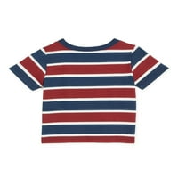 Гаранималс маица со кратки ракави за бебиња, големини 0 3М-24м