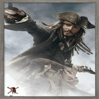 Дизни Пиратите Од Карибите: На Крајот На Светот-Џек Спароу Ѕид Постер, 14.725 22.375