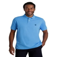 Chaps Classic Classic Fit Christ Relly Cotton Solid Interlock Jersey Polo Shirts големини XS до 4xB