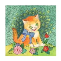 Лана Королиевска „Смешна мачка“ платно уметност