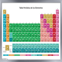 Периодичен Систем На Елементи - Шпански Ѕид Постер, 14.725 22.375