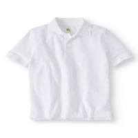 Вистински училишни момчиња Училишна униформа кратка ракав пик поло маица, големини XS-XL