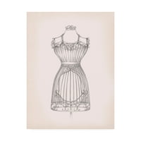 Трговска марка ликовна уметност „Антички фустан Форма II“ платно уметност од Итан Харпер