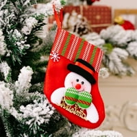 Вирмакси Попуст Божиќни Чорапи Торба За Подароци Бонбони Украси Торба За Подароци Божиќни Чорапи Приврзок