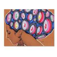 Заштитена марка ликовна уметност „Сите очи на нејзината„ платно уметност “од Рик Стулц