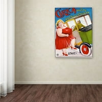 Трговска марка ликовна уметност „реклами-0032“ платно уметност од гроздобер лавои