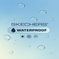 Опуштено опуштено вклопување на машката со Skechers, Pelmo, чипка водоотпорен подигање за пешачење