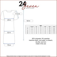 24 Севендна облека за удобност на лактот со должина на ладното рамо Максирално фустанче