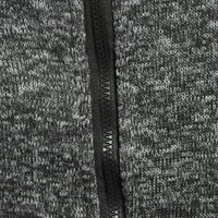 Една точка една машка фау Шерпа наредена џемпер од џемпер од руно