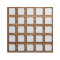 Екена Милхаурд 3 8 W 3 8 H 1 4 T Среден Манчестер Декоративни фрет -панели од дрвени wallидни панели, орев