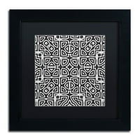 Трговска марка ликовна уметност alhambra Canvas Art by Color Bakery Black Matte, црна рамка