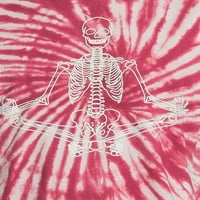 Зен скелет Машка и голема машка графичка графичка маица за кратки ракави