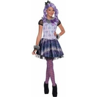 Monster High Kitty Cheshire Девојки облекуваат костум за Ноќта на вештерките