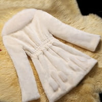 жените дама зима топла облека палто кадифен јакна мантил