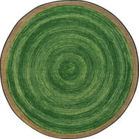 Чувство Природно 7 ' 7 Тркалезна површина килим во боја Бор