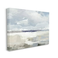 Ступел Индустрии Слоевити Апстрактни Пејзажи На Плажа Далечни Земјишни Облаци Сликарска Галерија Завиткано Платно Печатење Ѕидна